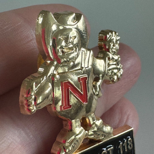 Herbie Husker University of Nebraska Royal Order of Jesters Lincoln CT 118 Pin