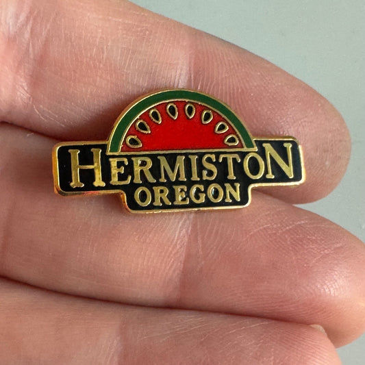 Vintage Hermiston Oregon Watermelon Lapel Pin 