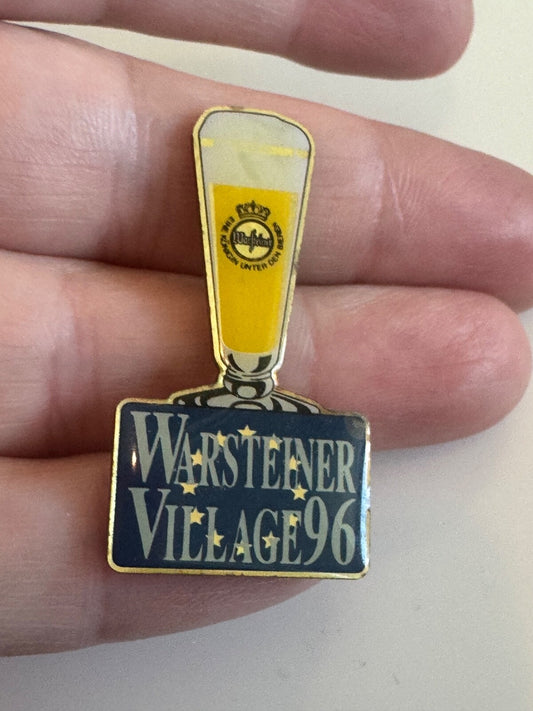 Vintage Warsteiner Village 1996 96 Beer Lapel Pin