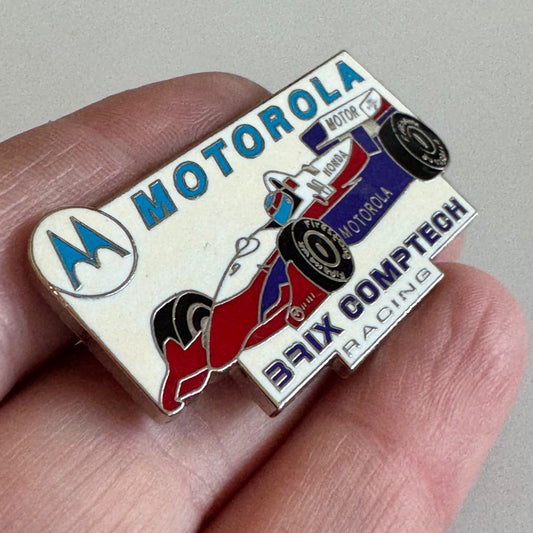 VINTAGE MOTOROLA TIE TACK PIN LOT BRIX COMPTECH RACING HONDA MOTOR ENAMEL