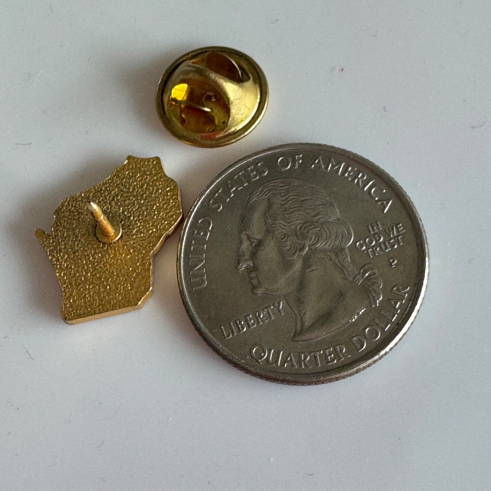 Wisconsin Elks Lodge Pin – B.P.O.E. Major Project State Shape Badge