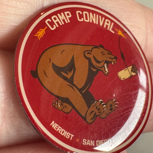 2016 Camp Conival Nerdist San Diego Geek Sundry Lapel Pin