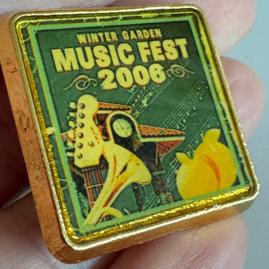 Winter Garden Music Fest 2006 Lapel Pin – Florida