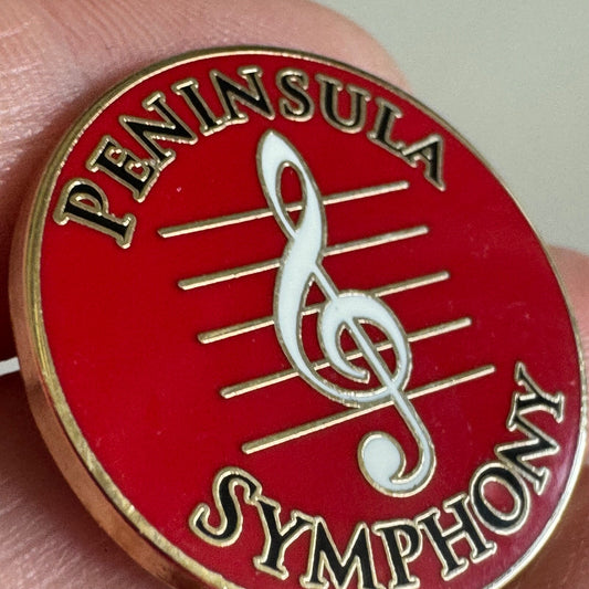 Vintage Peninsula Symphony Lapel Pin San Francisco California