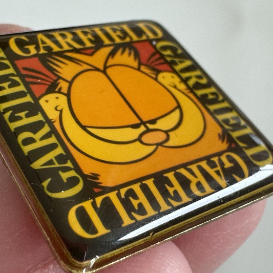 Vintage Garfield Enamel Collector Pin Hat Lapel PAWS NEW NOS Fan Club