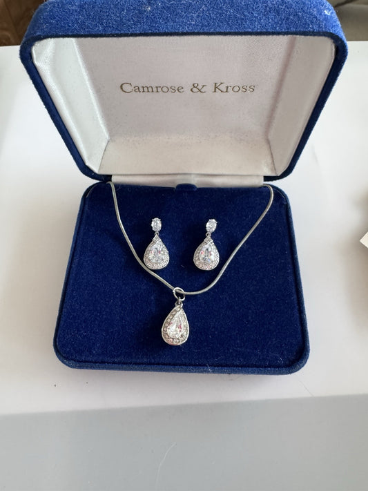 CAMROSE & KROSS  Jackie Kennedy Necklace Earrings Original Box & COAs Sudan