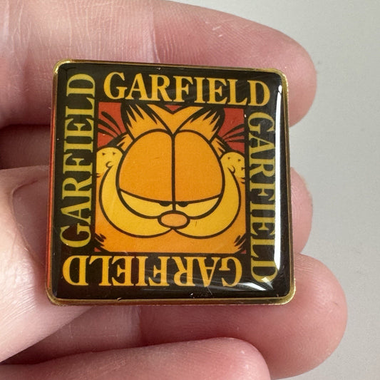 Vintage Garfield Enamel Collector Pin Hat Lapel PAWS NEW NOS Fan Club
